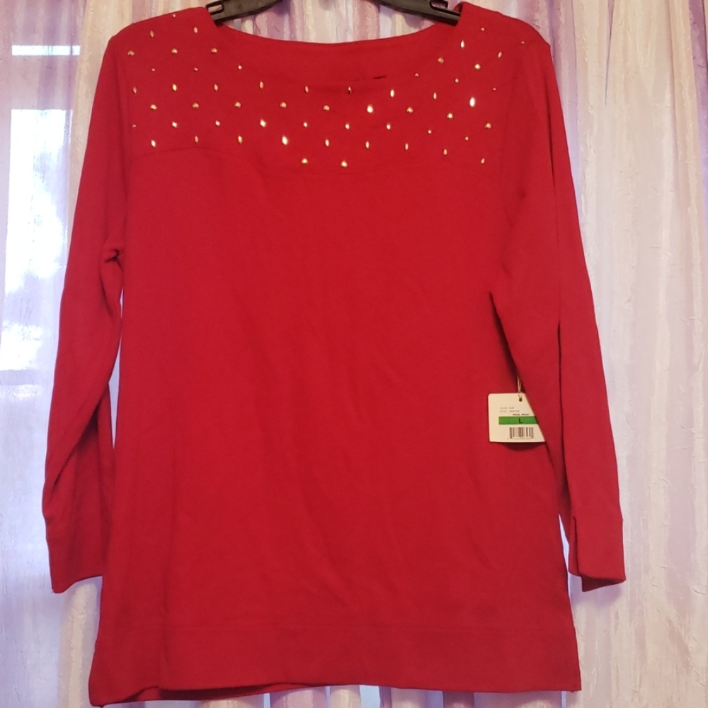 Red Rafaella Sweater